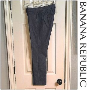 Banana Republic Mid-Rise Skinney Sloan Pants in Light Gray Size 2